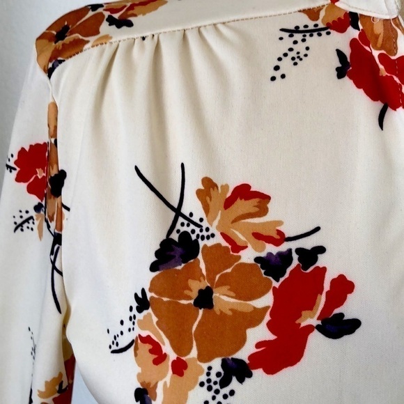 Vintage Boho pullover floral blouse - Picture 3 of 5